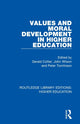 Book cover of: Values and Moral Development in Higher Education. By: Gerald Collier