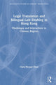 Book cover of: Legal Translation and Bilingual Law Drafting in Hong Kong. By: Clara Ho-yan Chan