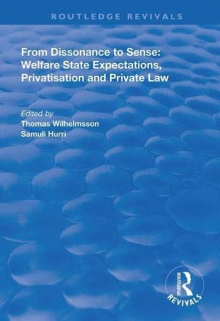 Book cover of: From Dissonance to Sense. By: Thomas Wilhelmsson