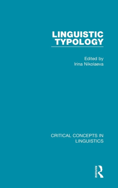 Book cover of: Linguistic Typology