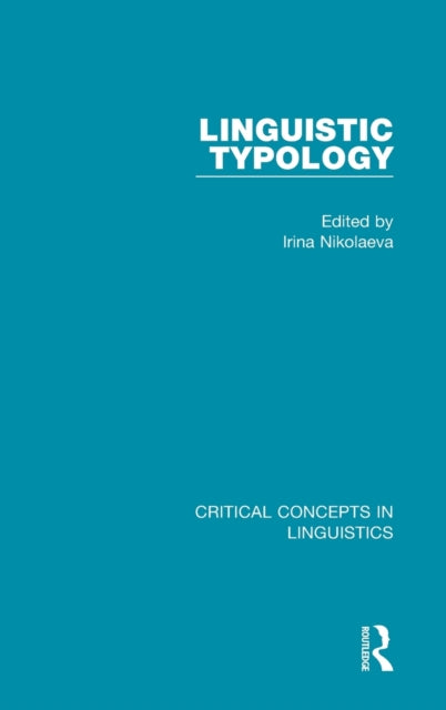 Book cover of: Linguistic Typology