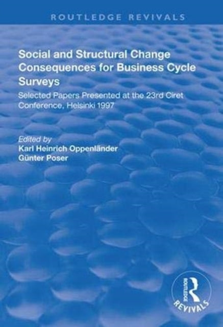 Book cover of: Social and Structural Change. By: Karl Heinrich Oppenländer
