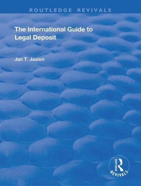Book cover of: International Guide to Legal Deposit