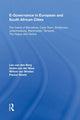 Book cover of: E-Governance in European and South African Cities. By: Leo Van Den Berg