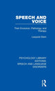 Book cover of: Speech and Voice. By: Leopold Stein