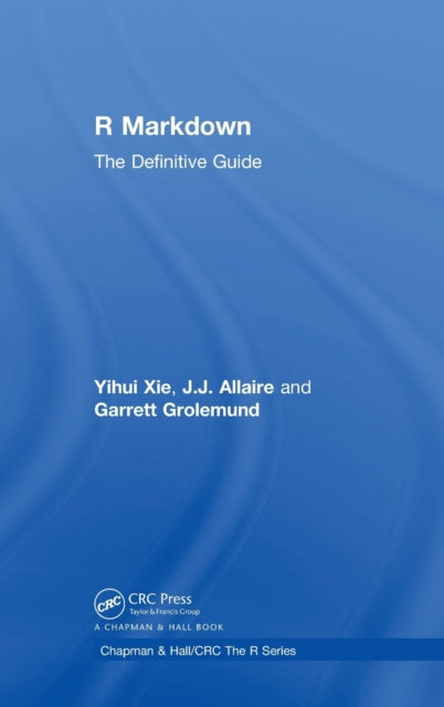 Book cover of: R Markdown. By: Yihui Xie