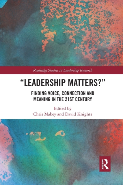 Book cover of: Leadership Matters. By: Chris Mabey