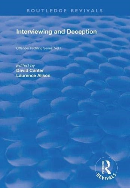 Book cover of: Interviewing and Deception. By: David Canter