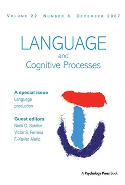 Book cover of: Language Production: Second International Workshop on Language Production. By: Niels Olaf Schiller