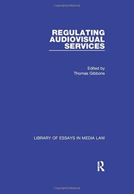 Book cover of: Regulating Audiovisual Services