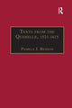 Book cover of: Texts from the Querelle, 1521–1615. By: Pamela Joseph Benson