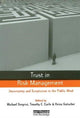 Book cover of: Trust in Risk Management. By: Timothy C. Earle