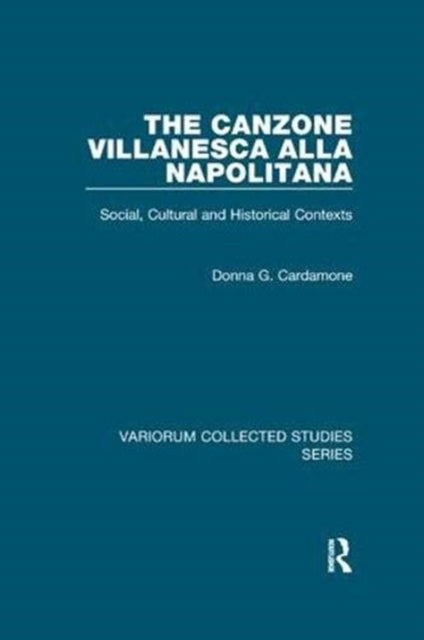 Book cover of: canzone villanesca alla napolitana. By: Donna G. Cadamone