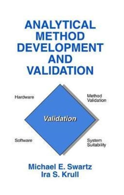 Book cover of: Analytical Method Development and Validation. By: Michael E. Swartz