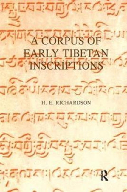 Book cover of: Corpus of Early Tibetan Inscriptions. By: H. E. Richardson