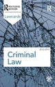Book cover of: Criminal Lawcards 2012-2013. By: Routledge