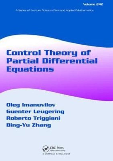 Book cover of: Control Theory of Partial Differential Equations. By: Guenter Leugering