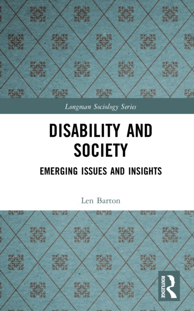 Book cover of: Disability and Society. By: Len Barton