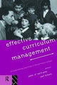 Book cover of: Effective Curriculum Management. By: Neil Kitson