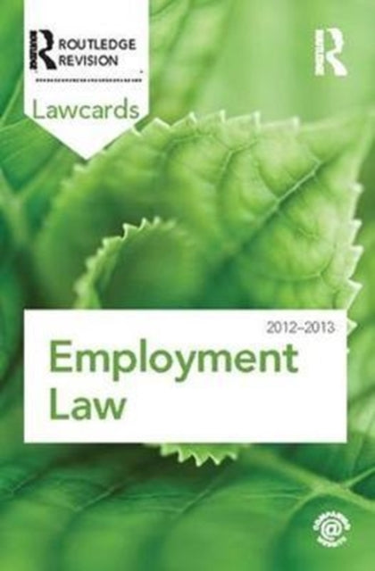 Book cover of: Employment Lawcards 2012-2013. By: Routledge
