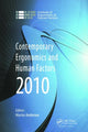 Book cover of: Contemporary Ergonomics and Human Factors 2010