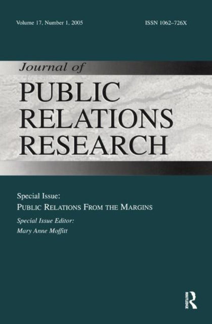 Book cover of: Public Relations From the Margins. By: Mary Ann Moffitt