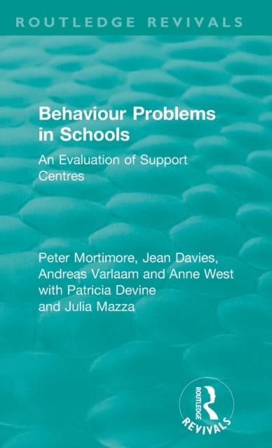 Book cover of: Behaviour Problems in Schools. By: Peter Mortimore