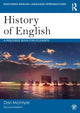 Book cover of: History of English. By: Dan McIntyre