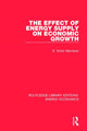 Book cover of: Effect of Energy Supply on Economic Growth. By: E. Victor Niemeyer