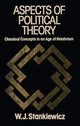Book cover of: Aspects of Political Theory. By: W. J. Stankiewicz