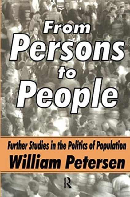Book cover of: From Persons to People. By: William Petersen