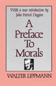 Book cover of: Preface to Morals. By: Paris, Bernard J.