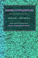 Book cover of: American Inquisitors. By: Walter Lippmann