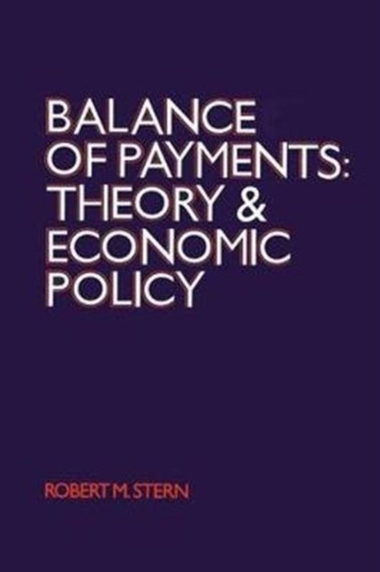 Book cover of: Balance of Payments. By: Robert Stern