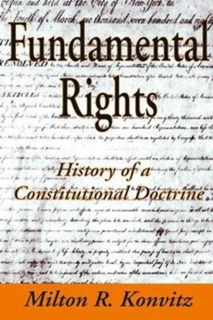 Book cover of: Fundamental Rights. By: Milton Konvitz