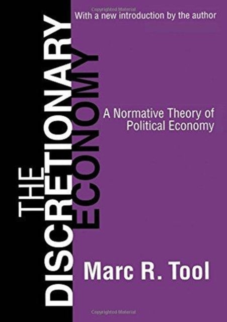 Book cover of: Discretionary Economy. By: Marc Tool