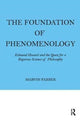 Book cover of: Foundation of Phenomenology. By: Marvin Farber