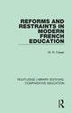 Book cover of: Reforms and Restraints in Modern French Education