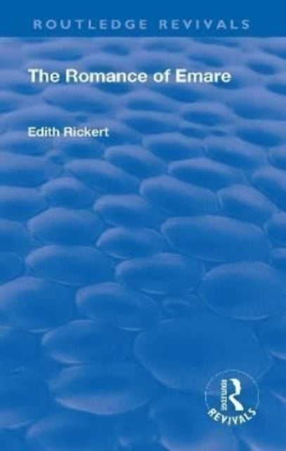 Book cover of: Revival: The Romance of Emare (1906). By: Edith Rickert