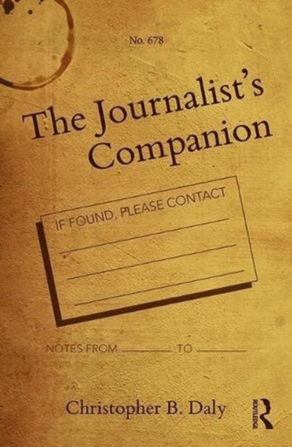 Book cover of: Journalist's Companion. By: Christopher B. Daly