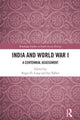 Book cover of: India and World War I. By: Roger D. Long