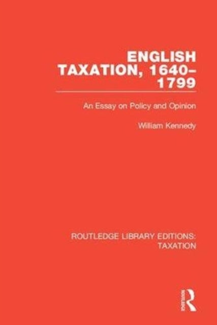 Book cover of: Routledge Library Editions: Taxation