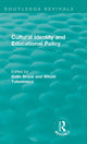 Book cover of: Cultural Identity and Educational Policy. By: Colin Brock