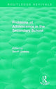 Book cover of: Problems of Adolescence in the Secondary School. By: Geoff Lindsay