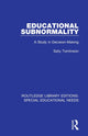 Book cover of: Educational Subnormality. By: Sally Tomlinson