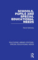 Book cover of: Schools, Pupils and Special Educational Needs. By: David Galloway