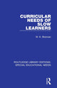 Book cover of: Curricular Needs of Slow Learners. By: W. K. Brennan