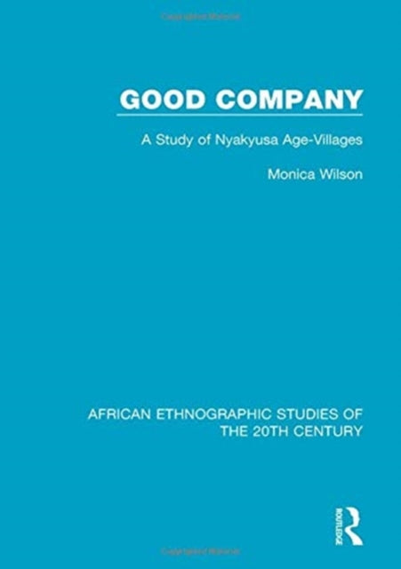 Book cover of: Good Company. By: Monica Wilson