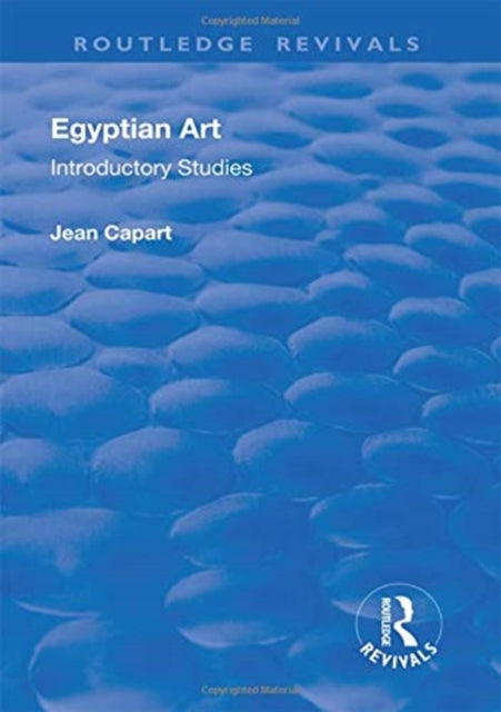 Book cover of: Egyptian Art. By: Jean Capart
