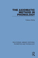 Book cover of: Axiomatic Method in Phonology. By: Tadeusz Batóg